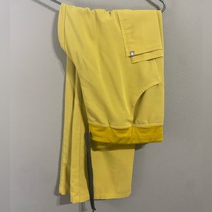 Figs gold kade scrub pants